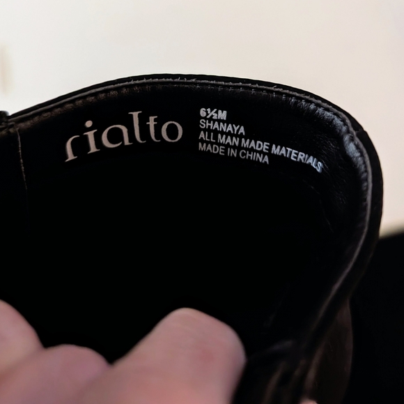 Rialto, black, ankle boots, Size 6.5 - Picture 4 of 6
